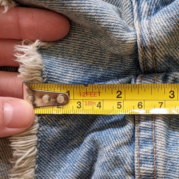 Low Rise Denim Shorts 100% Cotton - Picture 9 of 10